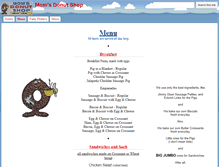 Tablet Screenshot of momsdonut.com